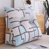 Simple Bed Cushion Triangle Single Household Sofa Canvas Back Cushion Soft Bag Bed Pillow Back  Christmas Cushion Covers 50C032