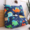 Simple Bed Cushion Triangle Single Household Sofa Canvas Back Cushion Soft Bag Bed Pillow Back  Christmas Cushion Covers 50C032