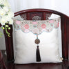 Luxury Jade Patchwork Natural Mulberry Silk Pillow Case Cushion Cover Christmas Sofa Chair Covers China Cushion Decor