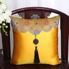 Luxury Jade Patchwork Natural Mulberry Silk Pillow Case Cushion Cover Christmas Sofa Chair Covers China Cushion Decor