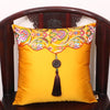 Luxury Jade Patchwork Natural Mulberry Silk Pillow Case Cushion Cover Christmas Sofa Chair Covers China Cushion Decor