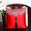 Luxury Jade Patchwork Natural Mulberry Silk Pillow Case Cushion Cover Christmas Sofa Chair Covers China Cushion Decor