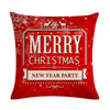 Hot Selling Drop Shipping Christmas Pillow Case Sofa Waist Throw Cushion Cover Home Christmas Pillow Covers Decorative ZY853