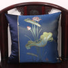 Classic Lotus Print Fabric Cover Cushion Merry Christmas Pillow Case Sofa Chair Cushion Case High End Pillow Cover Decorative