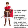 Women Men Kids Acient Rome Knight Costume Family Warrior Cosplay Costumes Carnivals Fancy Dress Supplies Purim Christmas