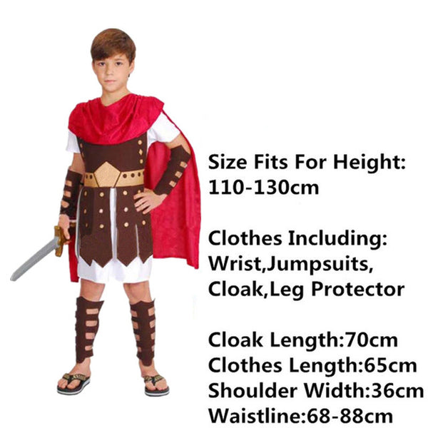 Women Men Kids Acient Rome Knight Costume Family Warrior Cosplay Costumes Carnivals Fancy Dress Supplies Purim Christmas