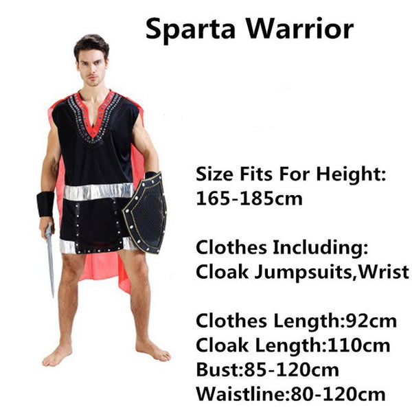 Women Men Kids Acient Rome Knight Costume Family Warrior Cosplay Costumes Carnivals Fancy Dress Supplies Purim Christmas