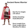 Women Men Kids Acient Rome Knight Costume Family Warrior Cosplay Costumes Carnivals Fancy Dress Supplies Purim Christmas