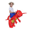 Dinosaur Inflatable Clothing Adult Kid Performance Clothing Cartoon Costume Party Halloween Christmas Family Inflatable Suit