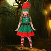 2019 Women Men Boy Girl Christmas Santa Claus Costume Kids Adults Family Green Elf Cosplay Costumes Carnival Party Supplies