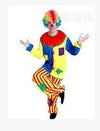 Hot 2017 Adult kids clown costumes for boys halloween cosplay costumes Family clothes Magician Clothing Christmas Clown Costume