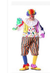 Hot 2017 Adult kids clown costumes for boys halloween cosplay costumes Family clothes Magician Clothing Christmas Clown Costume