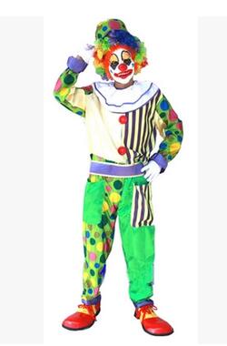 Hot 2017 Adult kids clown costumes for boys halloween cosplay costumes Family clothes Magician Clothing Christmas Clown Costume