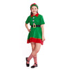 2019 Merry Christmas Elf Costume Dress Adult Santa Claus Cosplay Dress Family Matching Clothes Kids New Year Party Outfit