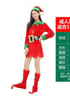 2017 Christmas costumes santa claus Adult Kids clothing halloween costumes New year clothes Christmas Family suit AMBESTPARTY