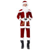 Adult Santa Claus Costume for Christmas Party Men and Women Santa Costume Red Dress New Year Clothing Family Couple Party Show