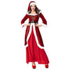 Adult Santa Claus Costume for Christmas Party Men and Women Santa Costume Red Dress New Year Clothing Family Couple Party Show