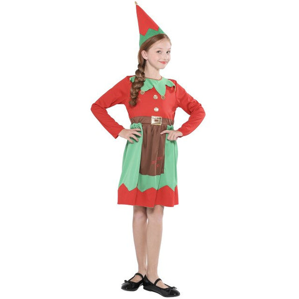 Christmas Elf Cosplay Kids Santa Claus Costume Adult Family Matching Clothes New Year Carnival Group Fancy Dress