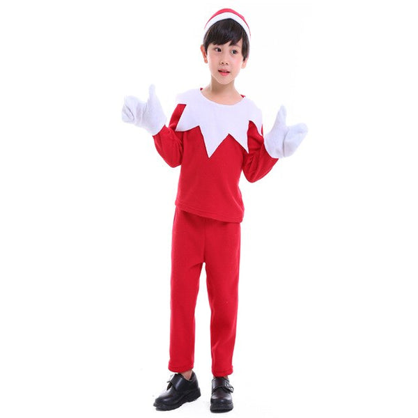 Lady/Women, Men, Girls, Boys Christmas Elf Costume Christmas Family Costume