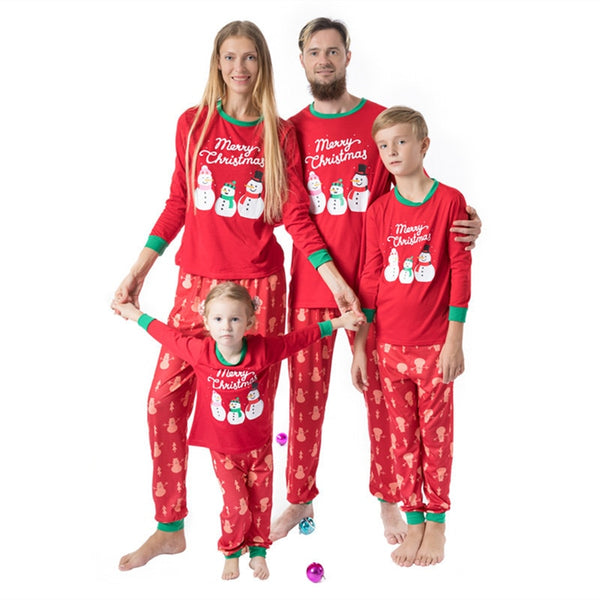 Christmas Parent-child Costume Family Matching Outfits Christmas Casual Printing Long Sleeve Autumn Parent-child Costume