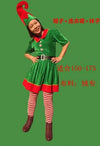 Hot 2017 Christmas costumes santa claus Clothing Halloween Cosplay costumes Christmas Elf Costume Family clothes AMBESTPARTY