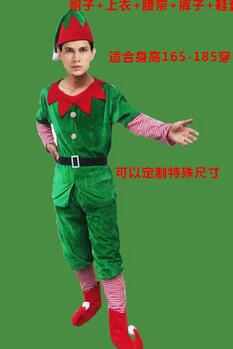 Hot 2017 Christmas costumes santa claus Clothing Halloween Cosplay costumes Christmas Elf Costume Family clothes AMBESTPARTY