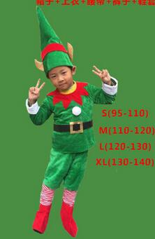 Hot 2017 Christmas costumes santa claus Clothing Halloween Cosplay costumes Christmas Elf Costume Family clothes AMBESTPARTY