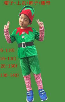 Hot 2017 Christmas costumes santa claus Clothing Halloween Cosplay costumes Christmas Elf Costume Family clothes AMBESTPARTY