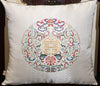 Embroidery Dragon Chinese Christmas Pillow Covers Decorative Silk Cover Cushion Pillow Luxury Sofa Chair Square Cushion Cover