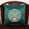 Embroidery Dragon Chinese Christmas Pillow Covers Decorative Silk Cover Cushion Pillow Luxury Sofa Chair Square Cushion Cover