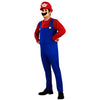 Super Mario Luigi Brothers Plumber Children Adult Cosplay Costume Party Fancy Dress Halloween Christmas Family Clothing XXL