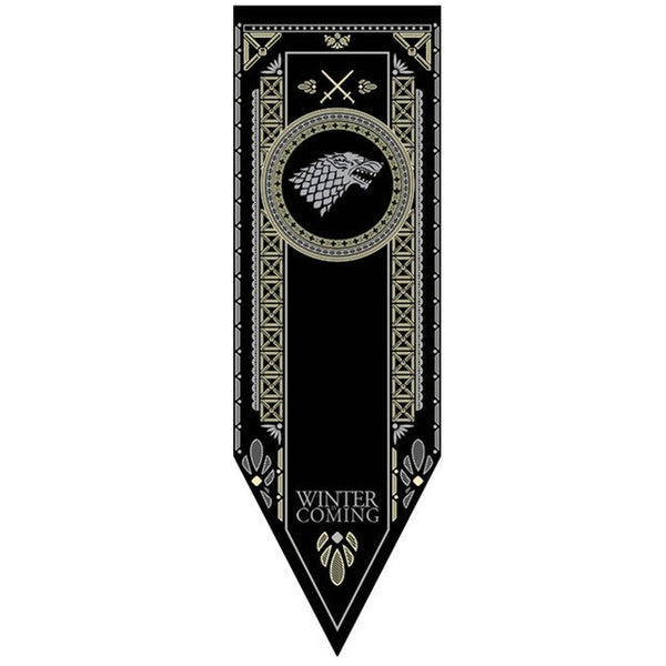 48*150 CM Game of Throne Banner Families Flag Home Decor Wolf Dragon Baratheon & Martell & Bolton Boys Girls Kids Christmas